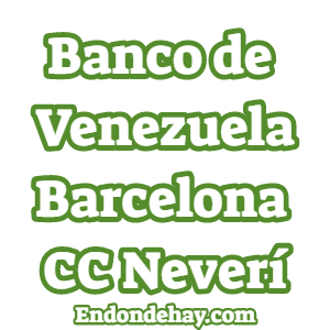 Banco de Venezuela Barcelona CC Neverí