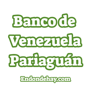 Banco de Venezuela Pariaguán