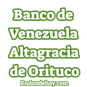 Banco de Venezuela Altagracia de Orituco
