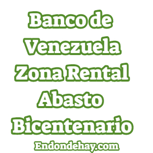 Banco de Venezuela Zona Rental Abasto Bicentenario