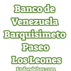 Banco de Venezuela Barquisimeto Paseo Los Leones