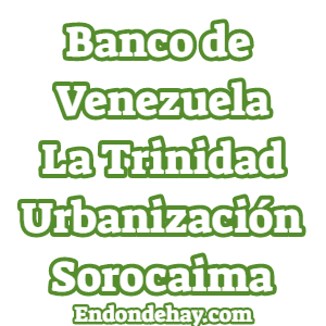 Banco de Venezuela La Trinidad Urbanización Sorocaima