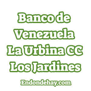 Banco de Venezuela La Urbina CC Los Jardines