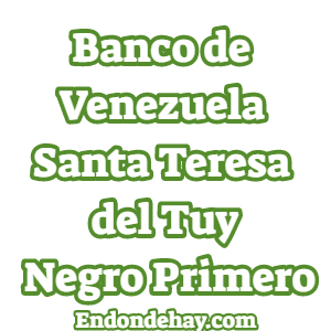 Banco de Venezuela Santa Teresa del Tuy Negro Primero