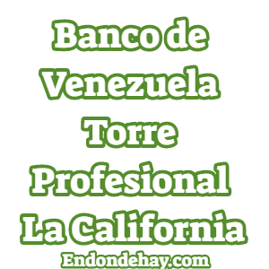 Banco de Venezuela Torre Profesional La California