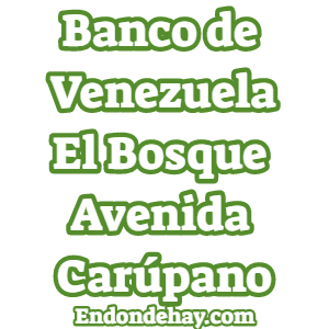 Banco de Venezuela El Bosque Avenida Carúpano