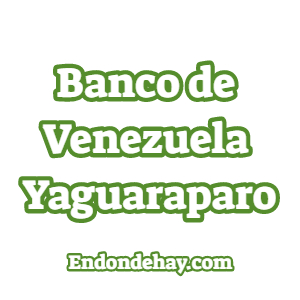 Banco de Venezuela Yaguaraparo BDV