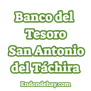 Banco del Tesoro San Antonio del Táchira