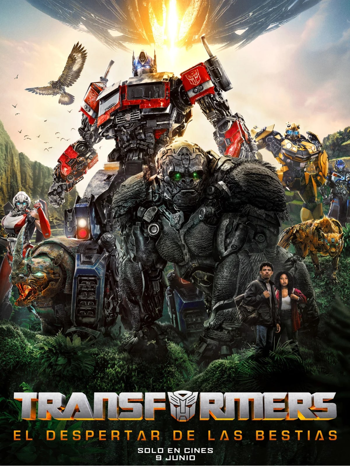 Transformers El Despertar de las Bestias Poster Oficial